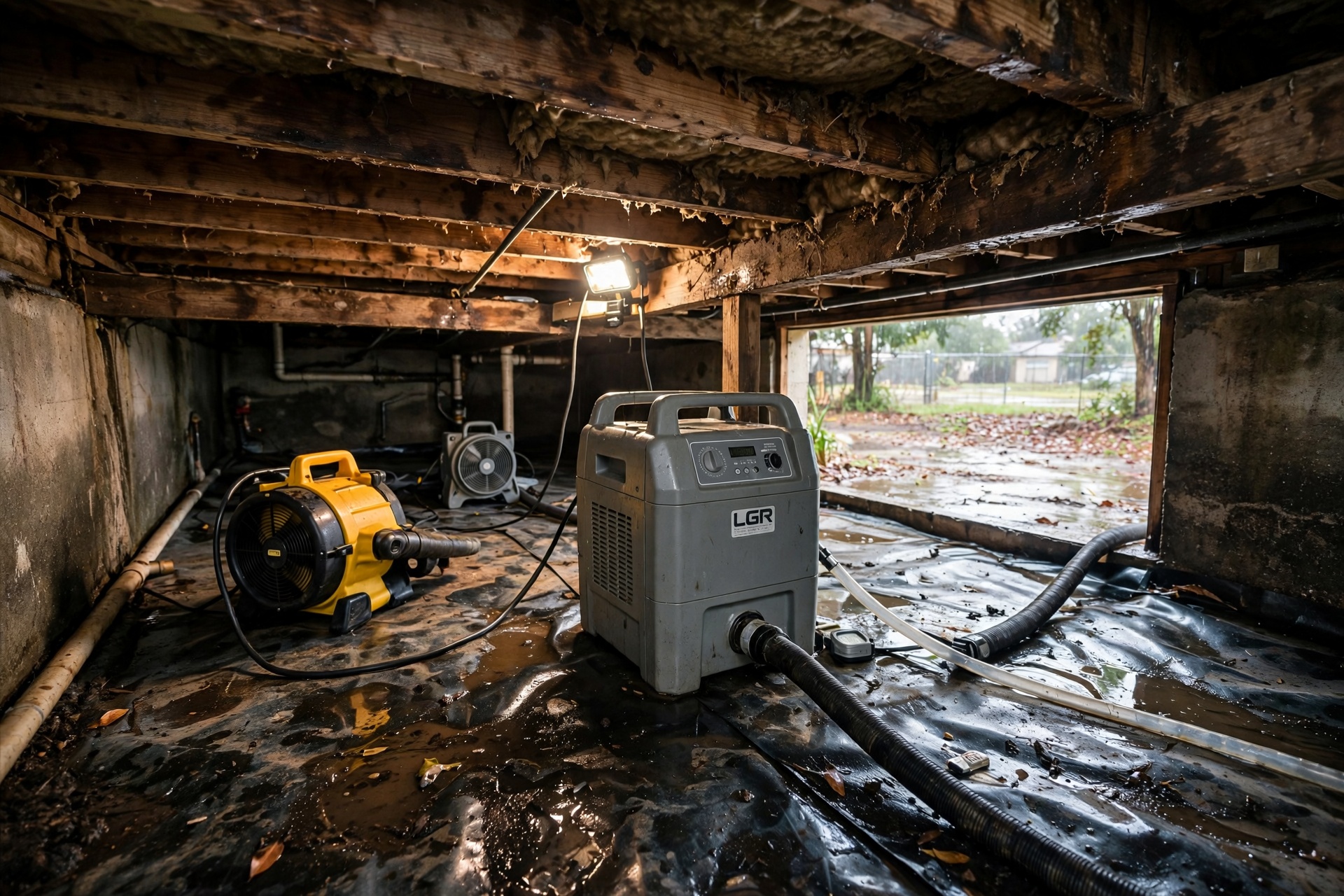 mold remediation in Old River Terrace